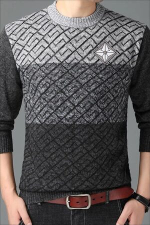 Knit Sweater e21.0 | Emf Clearance - Medium / Gray - Men’s